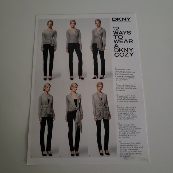 DKNY PINK Cozy Sweater with ring - 12 ways - Picture 4 of 6